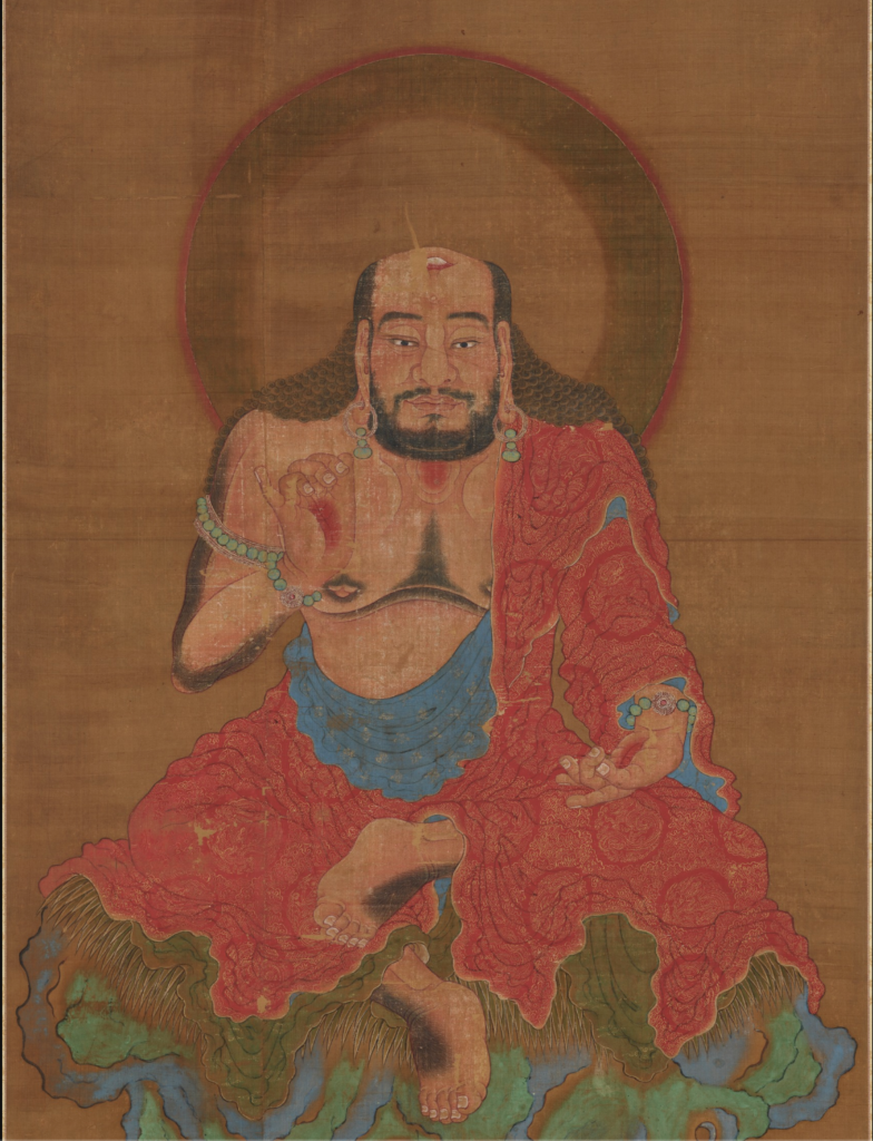 伝・顔輝 釈迦三尊図（三幅）