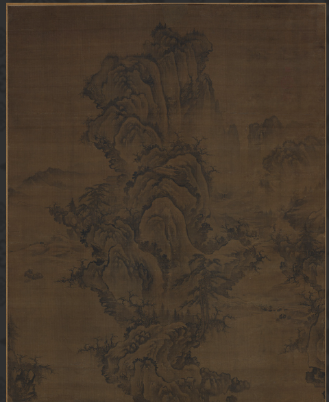 「文清」印 《倣郭煕秋景山水図》