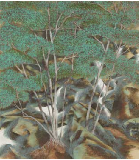 速水御舟 渓泉二図 2